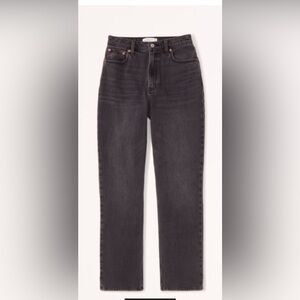 Abercrombie and Fitch Curve Love (29/08) Ultra High Rise 90s Straight Jean